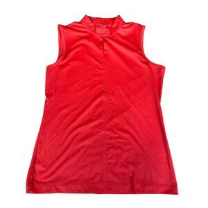 Tail Activewear Women’s Size S Bright Orange Pink Sleeveless Golf Top Magnetic